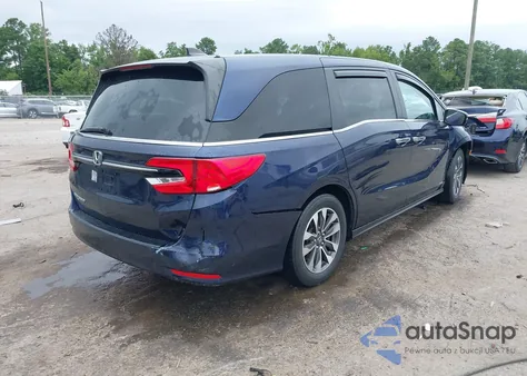 2022 Honda Odyssey Ex-L из США, поврежденный, VIN 5FNRL6H76NB008065